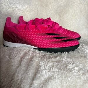 Youth Adidas x Ghosted.3 Indoor Soccer Shoes Us 10 Color Pink Blackp